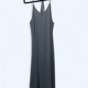 Three Bird Nest Slate Blue Maxi Dress